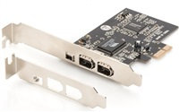 PREMIUMCORD DIGITUS PCI Express Card, Firewire 1394a (2+1 porty)