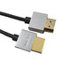 PremiumCord Slim Kabel HDMI+Ethernet, zlac., 1,5m