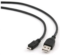 Kábel USB GEMBIRD 2.0 Kábel A-Micro B 1,8 m (čierny)