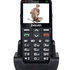 EVOLVEO EasyPhone XG, mobilný telefón pre seniorov s nabíjacím stojanom (čierna farba)