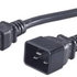 PremiumCord Kábel sieťový predlžovací 230V 16A 1,5m, konektory IEC 320 C19 - IEC 320 C20