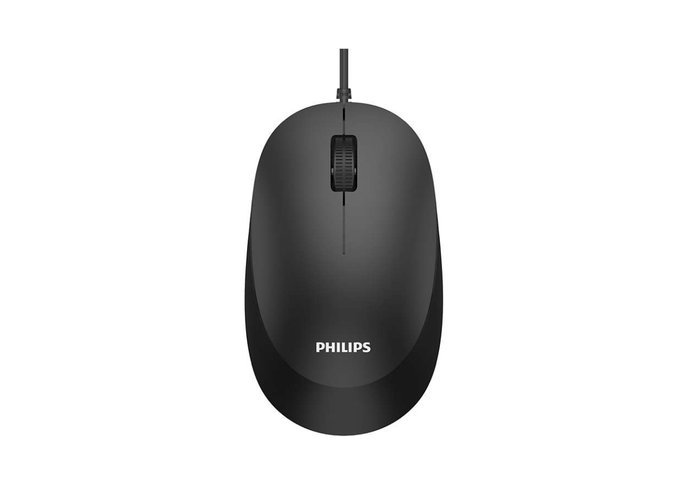 Optická myš Philips SPK7207BL/Kancelářská/Optická/Drátová USB/Černá