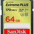 SanDisk Extreme PLUS/SDXC/64GB/UHS-I U3 / Class 10