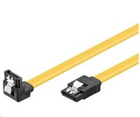 Kábel PREMIUMCORD SATA 3.0 dátový kábel 1m 90°, kovové západky