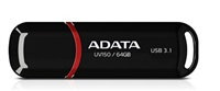 A-DATA ADATA Flash Disk 64GB UV150, USB 3.1 disk Dash Drive (R:90/W:20 MB/s) čierny