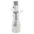 EMOS LED vianočný snehuliak ratanový, 124 cm, vnútorný, studená biela, časovač