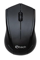 Bluetooth optická myš C-TECH WLM-07/Kancelárska/Optická/1 200 DPI/Bezdrôtová USB/Čierna