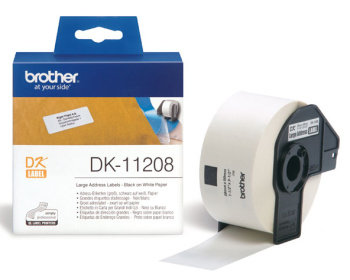BROTHER DK-11208 (papírové / široké adresy - 400 ks)