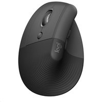 Bluetooth optická myš Logitech Lift/Vertikálna/Optická/Pre ľavákov/4 000 DPI/USB+BT/Grafitová