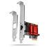 AXAGON PCEE-GIX, sieťová karta PCIe - 1x Gigabit Ethernet port (RJ-45), Intel i210AT, PXE, vrátane. LP
