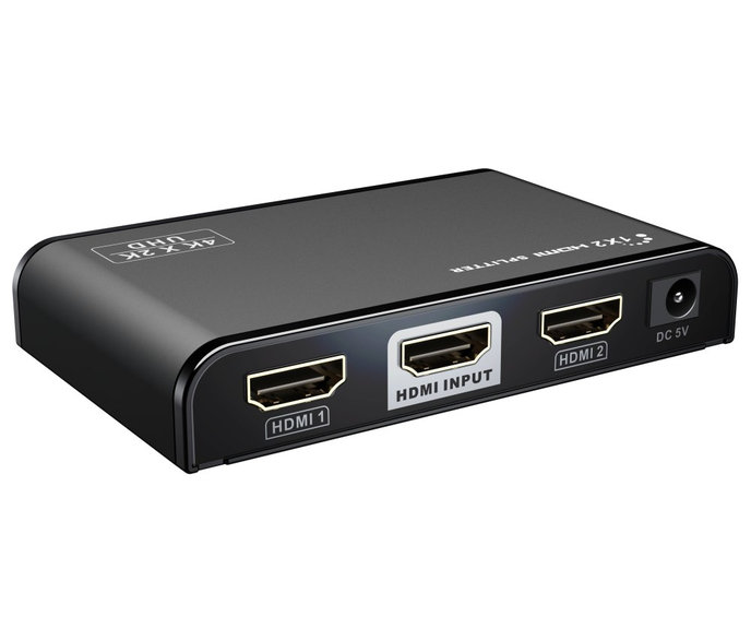 PremiumCord HDMI 2.0 rozdeľovač 1-2 porty, 4K x 2K/60Hz, FULL HD, 3D, čierny