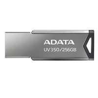 ADATA UV350/256GB/USB 3.2/USB-A/Strieborná