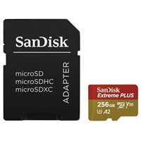 SanDisk Extreme PLUS/micro SDXC/256GB/UHS-I U3/Class 10/+ Adaptér