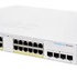 Cisco switch CBS350-24FP-4G-EU (24xGbE,4xSFP,24xPoE+,370W) - REFRESH
