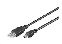 Kábel USB PREMIUMCORD 2.0 Kábel A-Mini B (5pin) 0,2 m