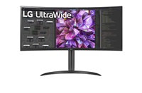Monitor LG MT IPS LED 34" 34WQ75C - IPS panel, sRGB 99%, HDR10, 3440x1440, 2xHDMI, DP, USB-C, USB 2.0, RJ45,zakriven, nast vyska