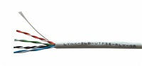 LYNX CS UTP kabel LYNX REELEX AIR, Cat5E, drát, PVC, Eca, šedý, 305m