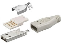 PREMIUMCORD goobay Konektor USB typu A samec pájecí konektor (jen po 10ks)