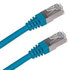 XtendLan patch kábel Cat6A, SFTP, LS0H - 0,25m, modrý (predaj po 10 ks)