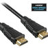 Vysokorýchlostný kábel HDMI + Ethernet PremiumCord, pozlátené konektory, 1 m