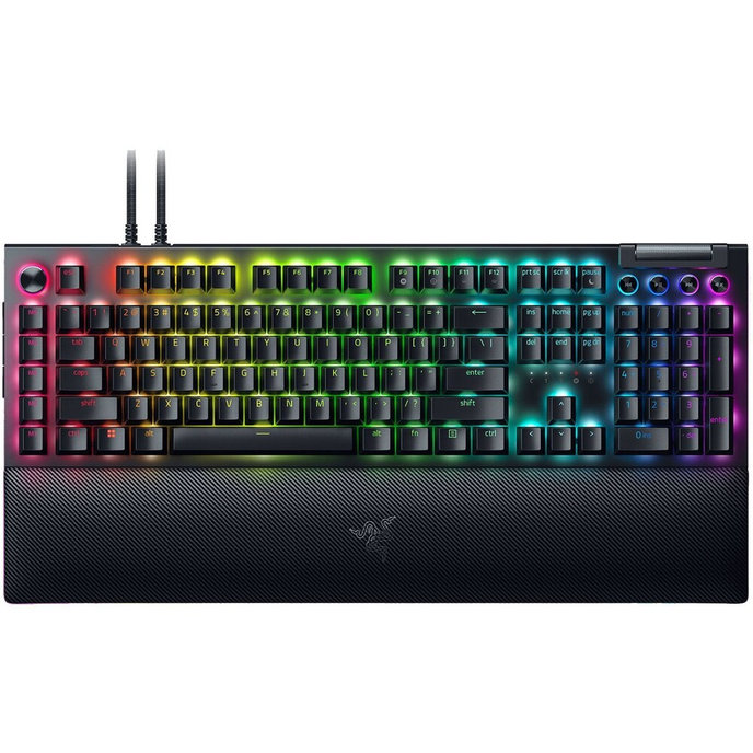 Herná klávesnica RAZER BlackWidow V4 Pro (Green Switch) - US Layout