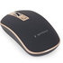 Bluetooth optická myš GEMBIRD myš MUSW-4B-06, černo-zlatá, bezdrátová, USB nano receiver