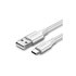 UGREEN USB-A/C kábel 25 cm QC3.0 biely