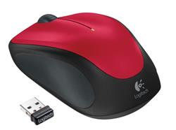 Bluetooth optická myš Logitech M235/Cestovní/Optická/Bezdrátová USB/Černá-červená
