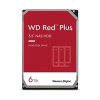 WESTERN DIGITAL WD Red Plus/6TB/HDD/3.5"/SATA/5400 RPM/Červená/3R