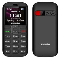 Aligator A720 4G Senior, černá + nabíjecí stojánek