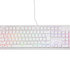 Herná klávesnica Genesis herní mechanická klávesnice THOR 303/RGB/Outemu Peach Silent/Drátová USB/US layout/Bílá