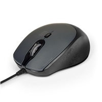 Optická myš PORT optická myš SILENT, USB-A/USB-C, 3600 DPI, černá