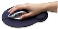 Podložka pod myš MANHATTAN MousePad, gélová podložka, modrá/modrá