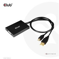 CLUB 3D Club3D adaptér Mini DP na Dual Link DVI, verzia HDCP OFF pre Apple Cinema Displeje Aktívny adaptér
