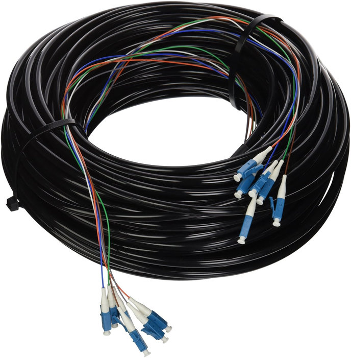 UBIQUITI UBNT Fiber Cable 100 [30m jednovidový optický kábel 6xLC na každej strane]