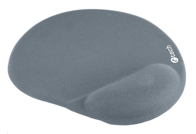 Podložka pod myš Podložka pod myš gélová C-TECH MPG-03GR, sivá, 240x220mm