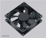 Ventilátor AKASA DFS802512H, 80 x 25 mm, klzné ložisko