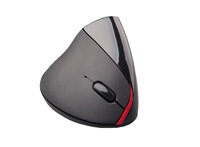 Bluetooth optická myš C-TECH Myš VEM-07/Vertikálna/Optická/Pre pravákov/1 600 DPI/Bezdrôtová USB/Čierna