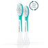 Philips HX6042/33 Sonicare For Kids, náhradní hlavice, pro děti, standardní velikost, 2 kusy, nasazovací, aqua