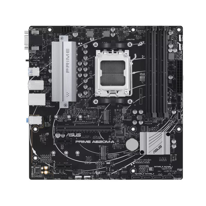 ASUS MB Sc AM5 PRIME A620M-A-CSM, AMD A620, 4xDDR5, 1xHDMI, 1xDP, 1xVGA, mATX
