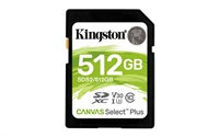 Kingston Canvas Select Plus U3/SDXC/512GB/UHS-I U3/Class 10