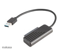 AKASA USB 3.1 adaptér pro 2,5" HDD a SSD - 20 cm