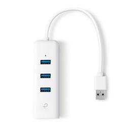 TP-Link UE330 [USB 3.0 3-portový rozbočovač a gigabitový ethernetový adaptér 2 v 1 USB adaptér]