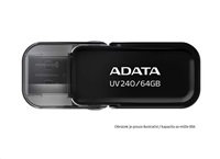 A-DATA ADATA Flash Disk 32GB USB 2.0 Dash Drive UV240, Black