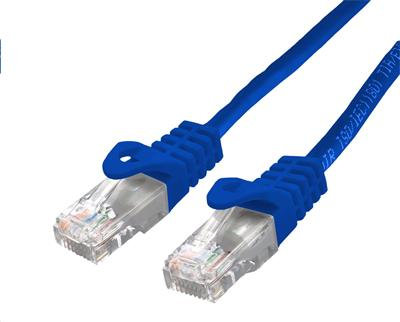 C-TECH kabel patchcord Cat6, UTP, modrý, 3m