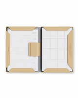 POWERCUBE Flipové púzdro Allocacoc Notebook Modular A4, hnedý