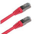 XtendLan patch kábel Cat6A, SFTP, LS0H - 0,25m, červený (predaj po 10 ks)
