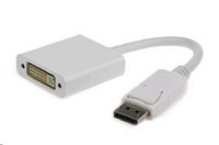 Kábel Gembird red. Displayport na DVI, M/F, biela