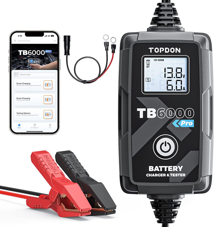 VIKING TOPDON nabíječka a tester autobaterie TB6000 PRO