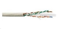 LYNX CS UTP kabel LYNX, Cat6, drát, LS0H, šedý, 305m
